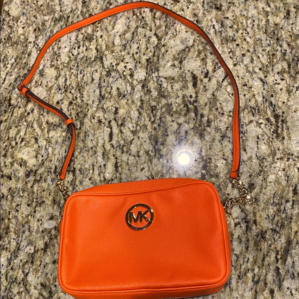 NWOT Michael Kors Fulton Crossbody in Orange
